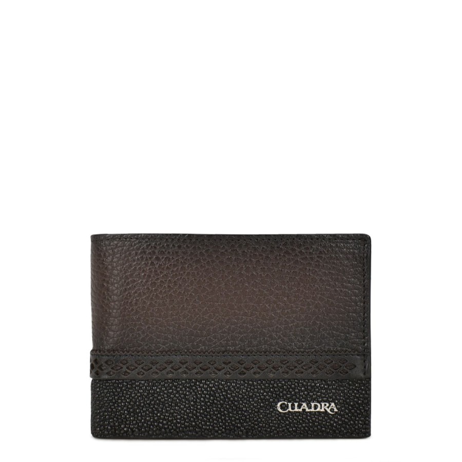 Wholesale Cuadra Handmade Bi-Tone Leather Wallet