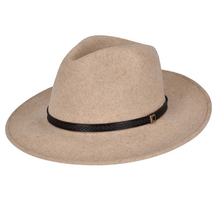 Best Cuadra Sand Color Safari Wool Hat