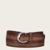 Best Cuadra Engraved Honey Urban Leather Belt