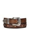 Online Cuadra Handwoven Honey Exotic Leather Cowgirl Belt