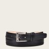 New Cuadra Perforated Black Leather Belt