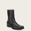 Online Cuadra Hand-Painted Black Deer Leather Boots By Franco Cuadra