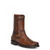 Online Cuadra Hand-Painted Honey Leather Dress Boot