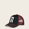 Best Cuadra Red Snapback Cap With Phyton Patch