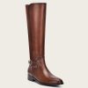 Online Cuadra Hand-Painted Honey Leather Riding Boot