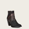 Best Cuadra Hand-Painted Exotic Black Stingray Leather Bootie