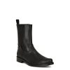 Clearance Cuadra Hand-Painted Black Deer Leather Boot