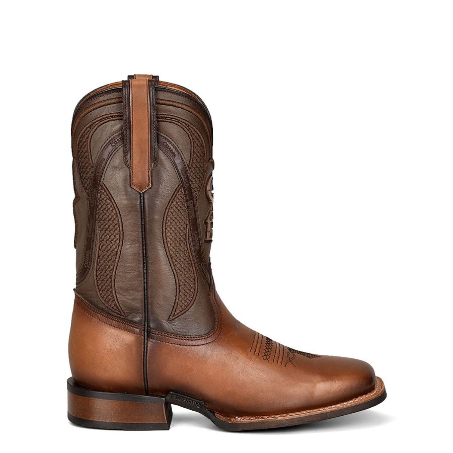 Online Cuadra Rodeo Cowboy Honey Brown Leather Boots