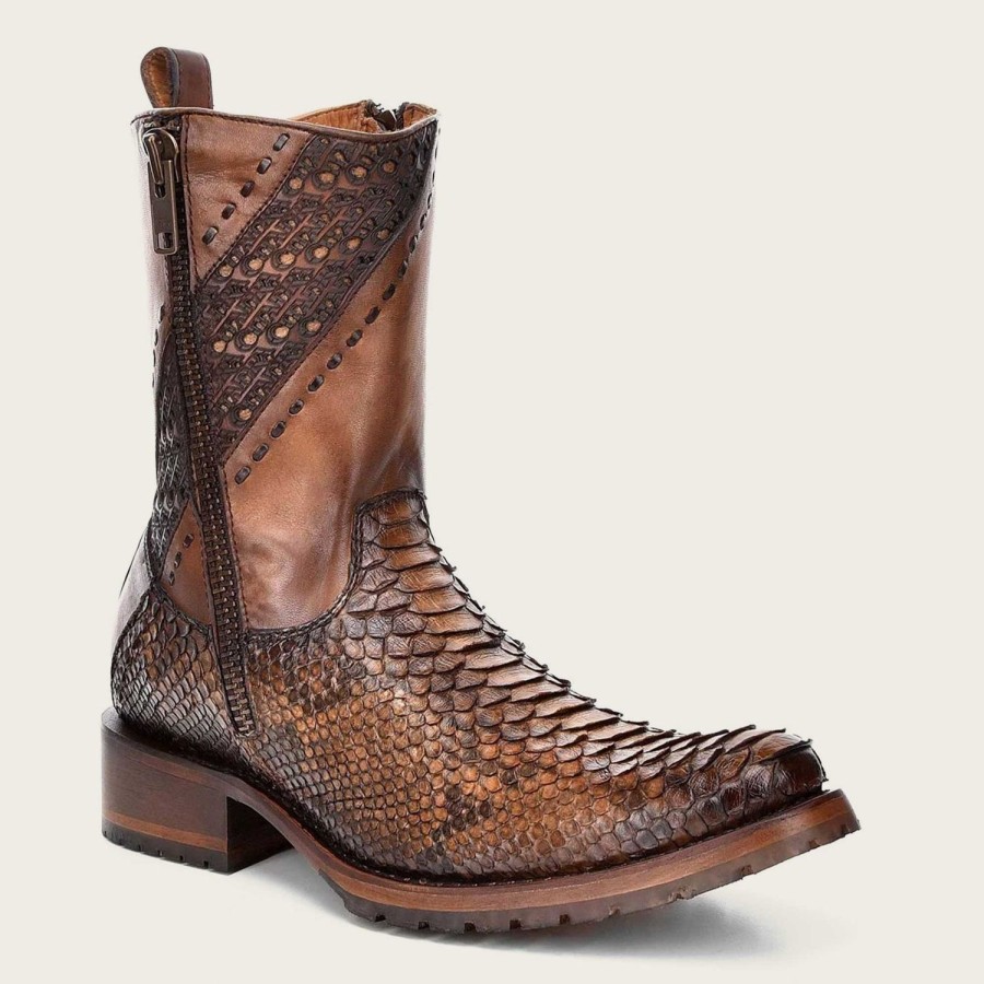 Wholesale Cuadra Honey Python Leather Cowboy Boots