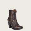 Hot Cuadra Artisan Embroidered Brown Leather Bootie