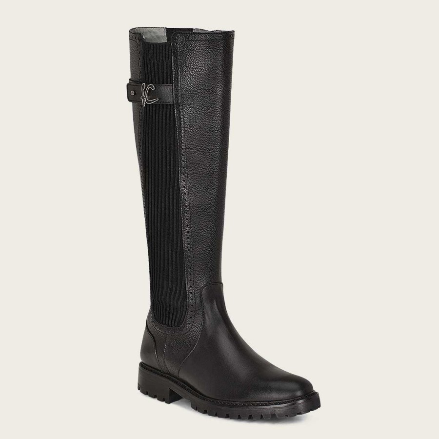 Best Cuadra High Boot Black Bovine Leather Boot