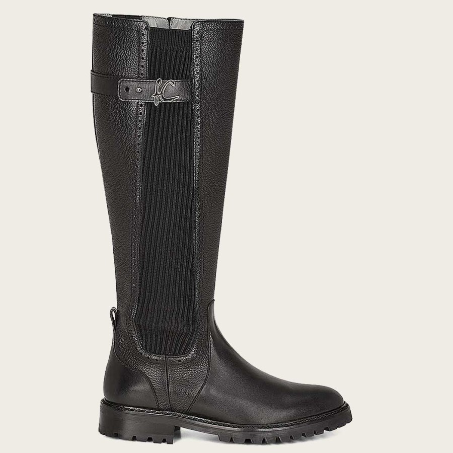 Best Cuadra High Boot Black Bovine Leather Boot