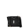 New Cuadra Studded Black Leather Crossbody Bag