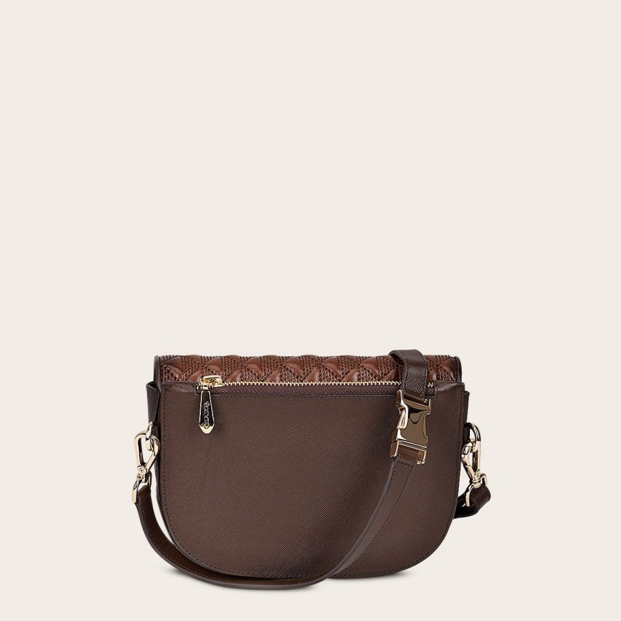 Best Cuadra Brown Leather Belt And Crossbody Bag