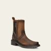 Clearance Cuadra Brown Urban Boots With Matte Finish And Rubber Sole