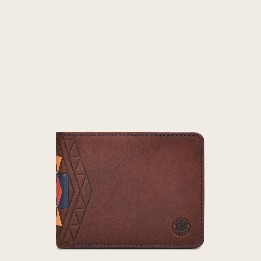 Online Cuadra Brown And Colored Bovine Leather Wallet