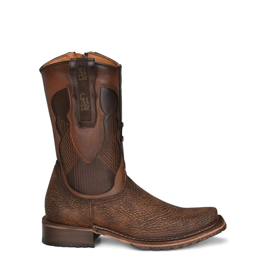 Online Cuadra Urban Brown Genuine Shark Leather Boot