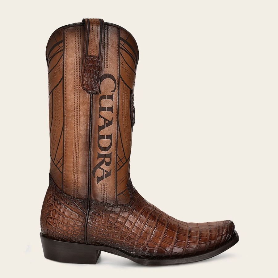 Best Cuadra Hand-Painted Traditional Exotic Leather Men Boots