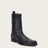 Best Cuadra Hand-Painted Black Leather Boot